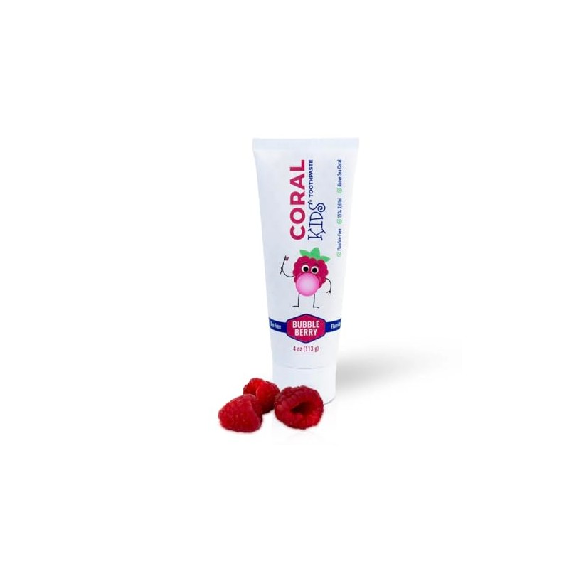 Coral Kids Toothpaste Berry Bubblegum Flavor 6 oz.