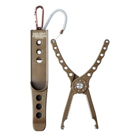 第一精工 フィッシュグリップ ガーグリップMCカスタム ダークアース フィッシュクリップ フィッシングプライヤー フィッシンググリップ 釣り