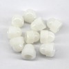 (50 Pieces) M8 White Nylon Acorn Cap Nuts Plastic Hex