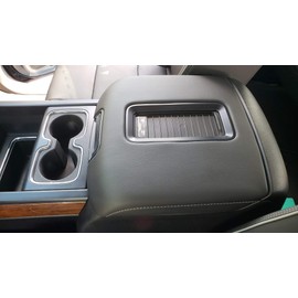 Car Console Covers Plus Made in USA Designed for All GMC Sierra 2014-2025 Fleece Auto Armrest Center Console Cover Mossy