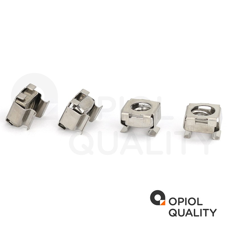 OPIOL QUALITY® Cage Nuts M6 for Sheet Thickness 1.7-2.7 mm