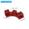 PATIKIL 90 Degree Plant Ties, 100 Pieces Plastic Plant Training