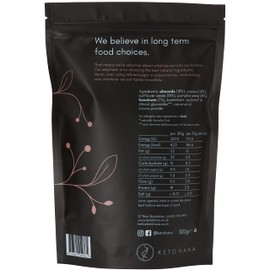 Keto Hana Cocoa & Nuts Breakfast, Snacking Granola, Just 2.2g Net Carbs, High Protein, Healthy Keto Diet Granola (Two 300g/0.6lbs Bags)