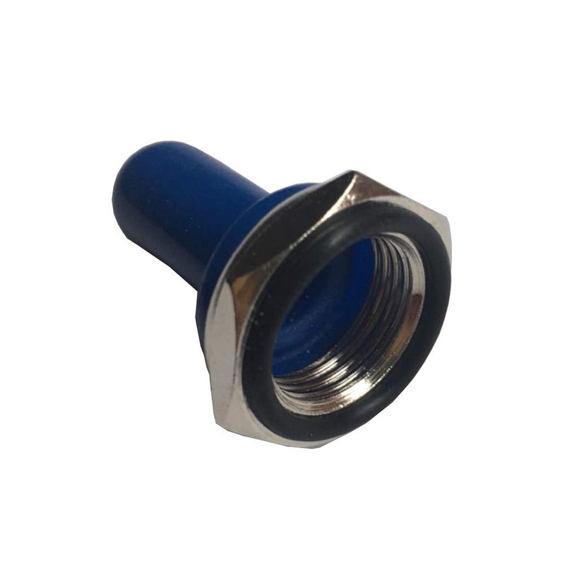 ESUPPORT Blue 12mm Rubber Rocker Toggle Switch Knob Hat Waterproof