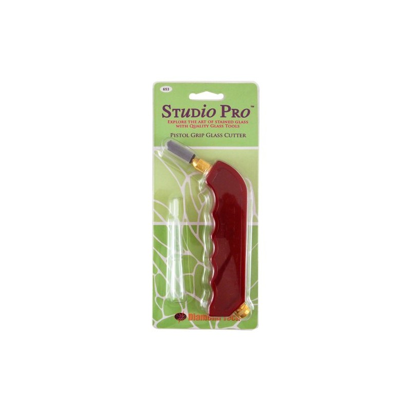 Studio Pro 653 Pistol Grip Glass Cutter with Oil Reservoir