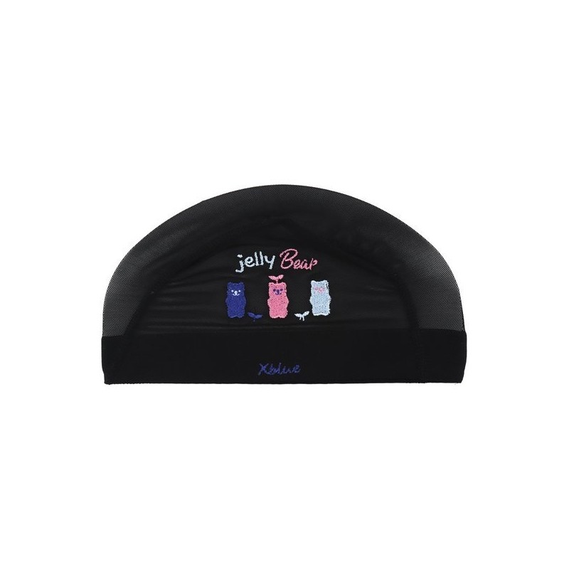 Xblue XBL-6201-04 Jelly Bear Embroidered Mesh Swim Cap / 엑스블루