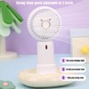 XDAMORSP-Rechargeable Handheld fan with 3 Speeds,2000mAh USB Portable Mini Fan