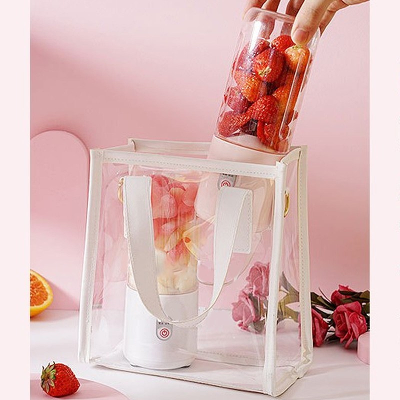 Portable Blender 6 Blades USB Rechargeable Multifunction Mini Fruit Mixer
