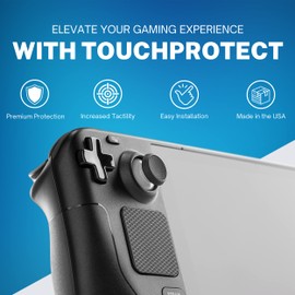 TouchProtect Steam Deck - Add Style, Tactile Feedback, and Protect your Steam Decks' Trackpads! More than just a skin. (Mini Hex)