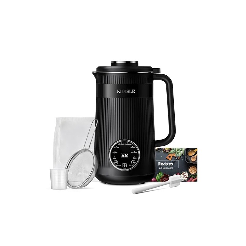 KIDISLE 32oz Nut Milk Maker Machine for Homemade Almond, Oat,