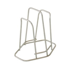 Woodpecker Cutting Board Stand, Stainless Steel, Round Cutting Board, Kitchen Storage, Made in Japan (For 1 Board)