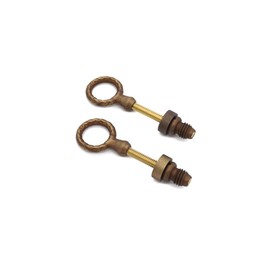 Cheval Mirror Mount Set Antique Mirror Hinges Antique Mirror Friction Hinge Cheval Mirror Hinge Antique Cheval Mirror Mounting Bracket Solid Brass, Antiqued Mirror Mount Set