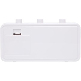 KSYOU Fashionable Office Study Room Children's Desk Alarm Clock, Manual Calendar Clock - White