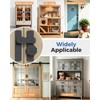 BiceNoning 90/180 Degree Barn Door Lock, Flip Combination Latch Lock,