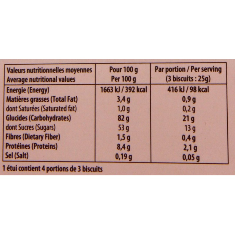 Mini Biscuits Roses (Pink Champagne Biscuits) by Fossier (3.9 ounce)