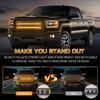 XRIDONSEN 2PCS 24 inch Truck Grill Strobe Lights Strip 288