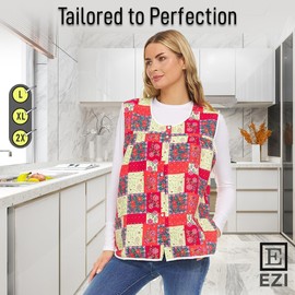 Ezi Women's Cotton-Polyester Cobbler Apron with Pockets