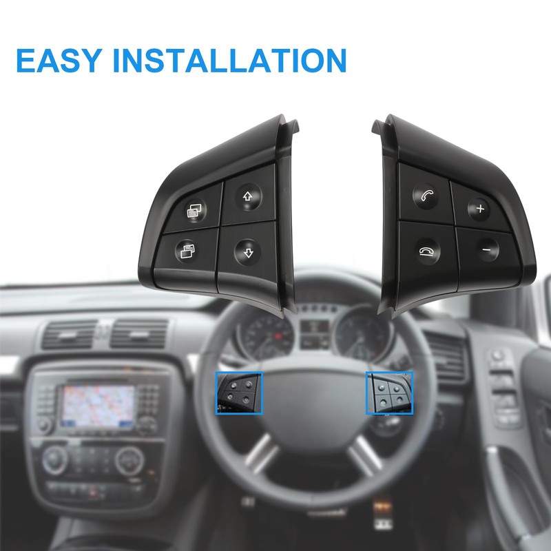 Konuooer 2 pieces multifunctional steering wheel switch control buttons 1648207910