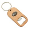 Rugby Ball Keyring Bottle Opener Wooden Stainless Steel Key Chain Gift 305