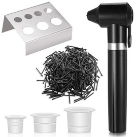 Tattoo Ink Mixer Kit 152pcs - NAQASE Tattoo Pigment Mixer with 100pcs Tattoo Ink Caps Cups 50pcs Tattoo Ink Mixing Sticks and 1pcs Tattoo Ink Caps Holder Tattoo Mixer Machine