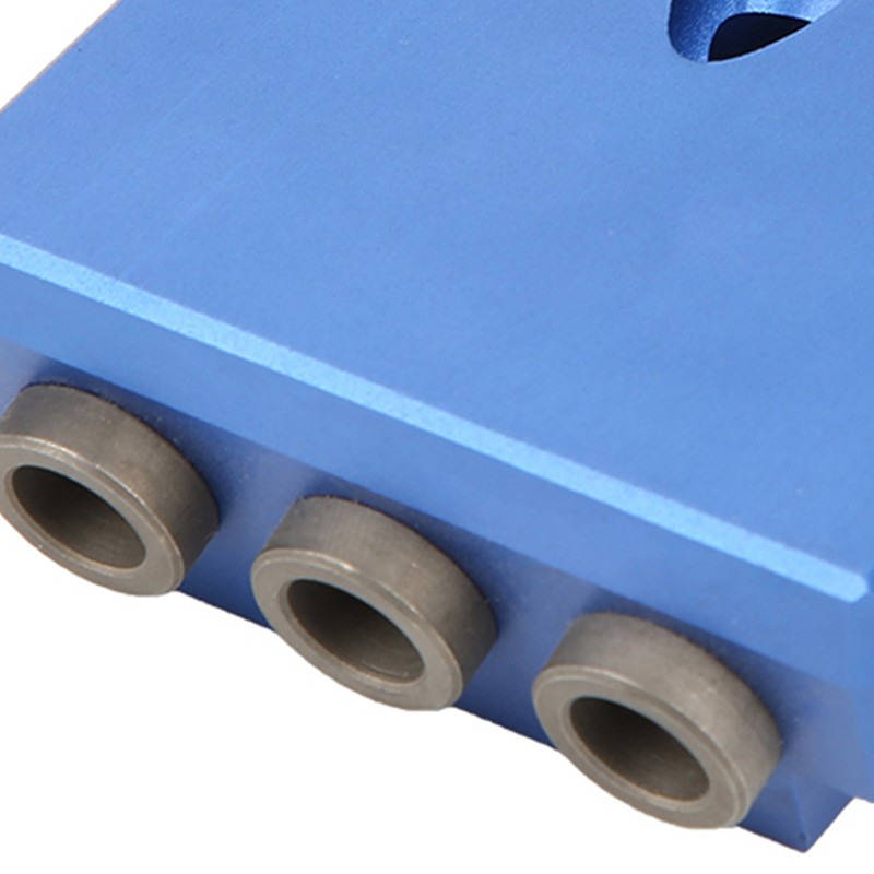 Pocket Hole Drilling Kit Woodworking Oblique Drill Guide Set Positioner