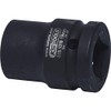 KS Tools 515.1319 Hexagon impact socket, short, 3/4", 19mm