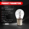 yorpyep 10 PCS Car Brake Light, P21/5W Double Contact Halogen