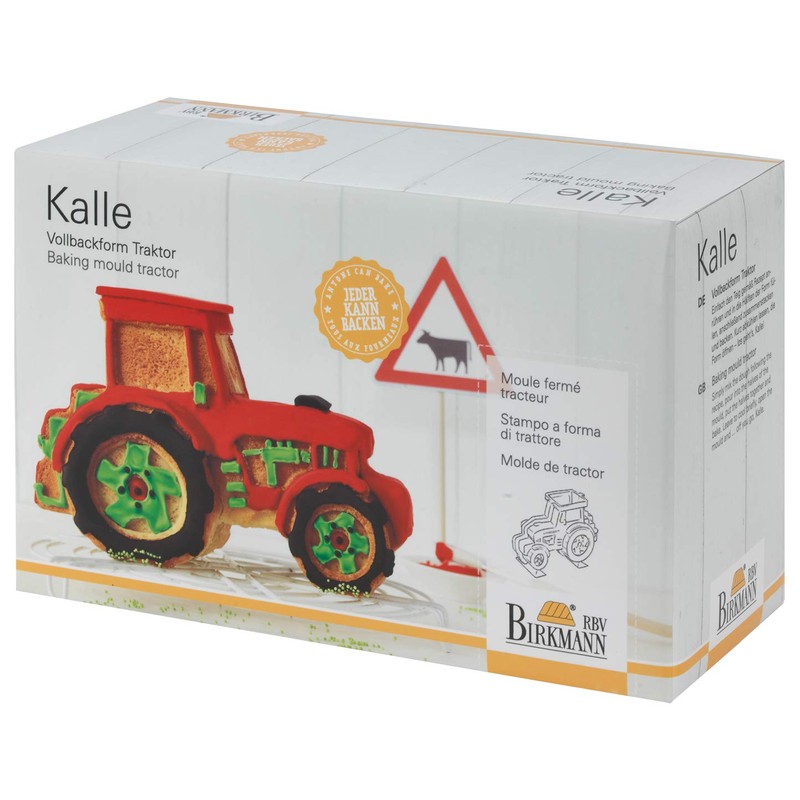 Birkmann RBV, 211834, Vollbackform Kalle, der Traktor, 24,5 cm x
