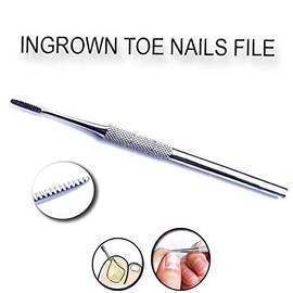 Nail Files and Probe Podiatry Tools - German Forged - Single Sided Nail File/Swan Neck Probe/Toenail Lifter Chiropodist Kit – Hospital Grade