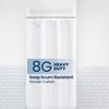 LiBa PEVA 8G Bathroom Small Shower Stall Curtain Liner, 36"