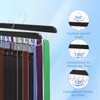 4 Pack Tie Rack & Belt Hanger, 2 in 1