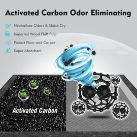 SCLOSE Charcoal Pee Pads for Dogs, 30"x36", Extra Large Puppy Pads XL, Odor Control Dog Pee Pads, Activated Carbon Jumbo Disposable Training Pad, Anti-Slip Potty Pads, Doggy Pads 30 Counts