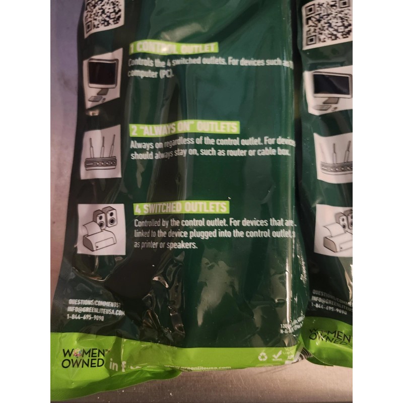Greenlite Tier 1 Advanced Power Strip Energy Saving Smart Power