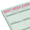 Knock Knock Best Week Ever Pad, Weekly Agenda and Planning