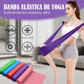 Bandas Elásticas De Resistencia Ejercicio Fitness Yoga