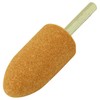 SK11 WA60P No.28(B) Whetstone with Shaft for Ironwork, 1.0 x
