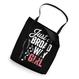 Broadway Girl Funny Musical Theater Singer Vintage Mic Gift Tote Bag
