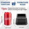 MixDora Bed Risers 2 Inch Furniture Risers Square Chair Risers