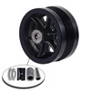 Handsammu 6"x 2" V-Groove Wheel - cast Iron Wheel,Capacity up