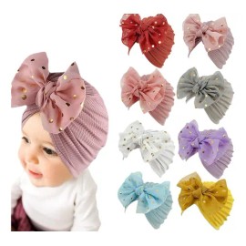 Turbante Para Bebe Moño, Recien Nacida, Niña, Gorritos, 8pzs
