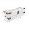 Ipetboom Wooden Tea Bag Organizer with Lid Multi Compartment Storage