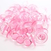 Babypartygeschenke - 2,5 cm - Rosa Kunststoff-Schnuller - 18er-Pack