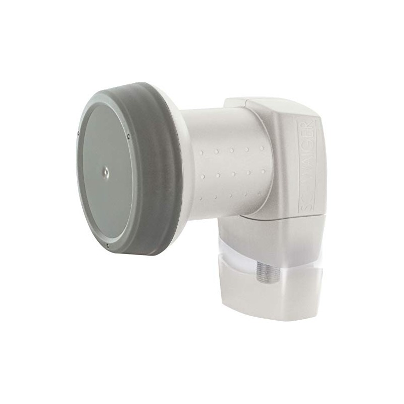 Schwaiger Single LNB for Satellite Einteilnehmeranlagen Light Grey