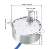 uxcell Electric Synchronous Synchron Motor Turntable Motor 100-127 VAC 50-60Hz