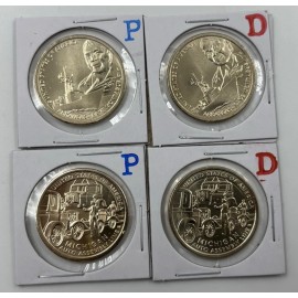 2025 PD P D MICHIGAN & ARKANSAS AMERICAN INNOVATION 4 COIN SET ⭐READY 2 SHIP⭐