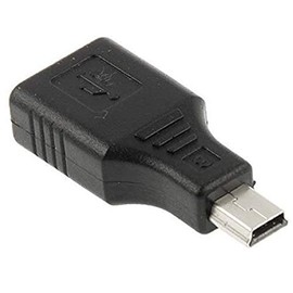 Adapter Mini USB OTG 5 Pin USB Socket for Connecting a USB Key to a Car Radio or Tablet with Port Mini USB