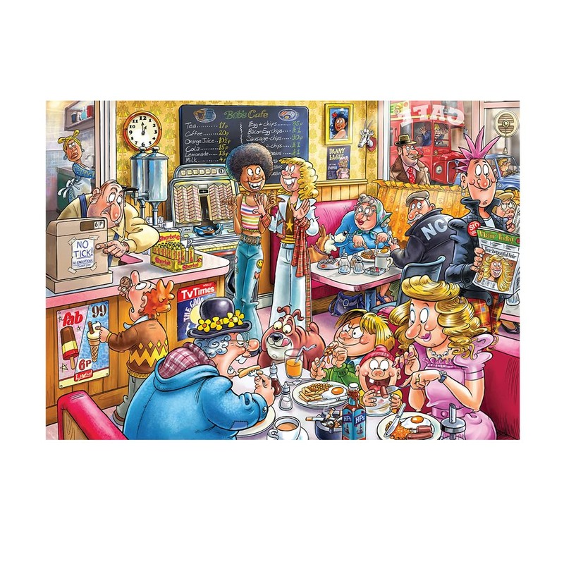 Wasgij Café to Latte! Destiny 27 Jigsaw Puzzle for Adults