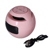 Multifunctional Bluetooth 5.0 Alarm Clock Speaker Rechargeable Ball Shape Portable