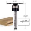 Yonico Top Bearing Slot Cutter Router Bit 1/16-Inch 1/4-Inch Shank