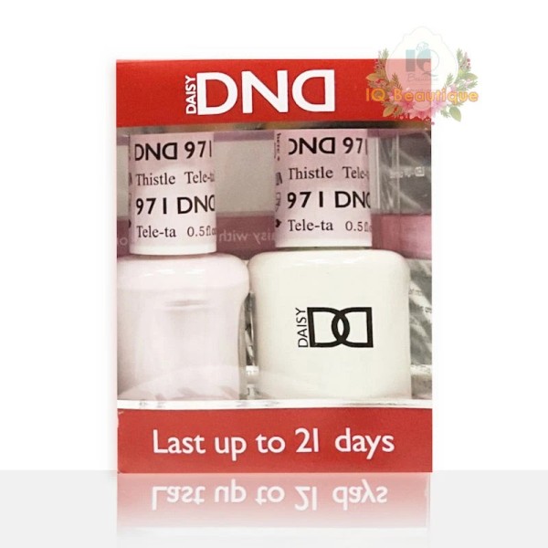 DND Daisy Soak Off Gel-Polish Duo 971 - Tele-talking Thistle